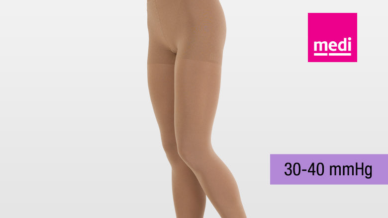 Womens Opaque Slimming Tights -High Waist Tummy Compression Pantyhose with  Control Top