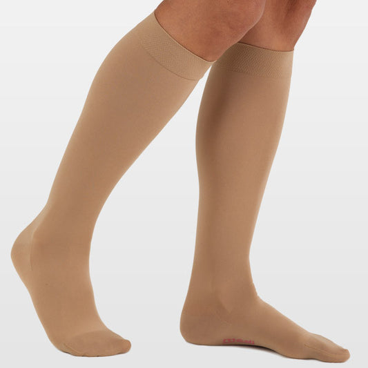 mediven for Men Classic, 15-20 mmHg, Calf High Compression Stockings,  Closed Toe