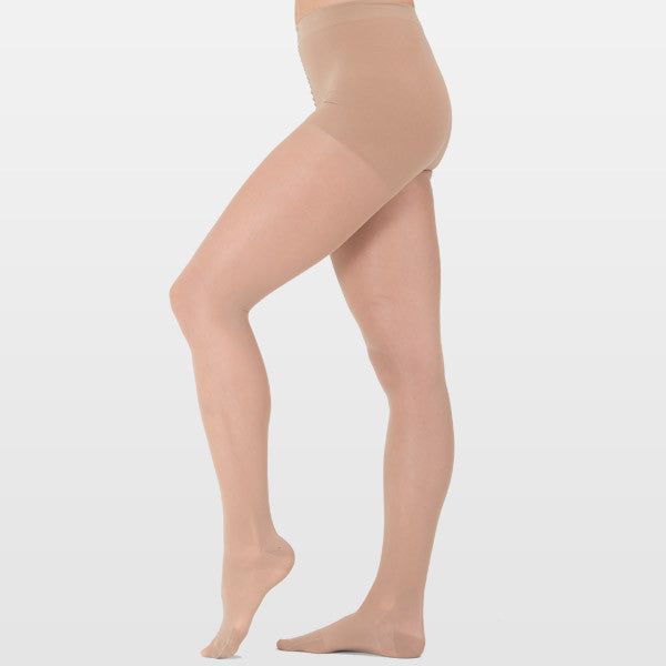 mediven sheer & soft for Women, 20-30 mmHg Calf High Open Toe Compression  Stockings, Natural, V-Standard